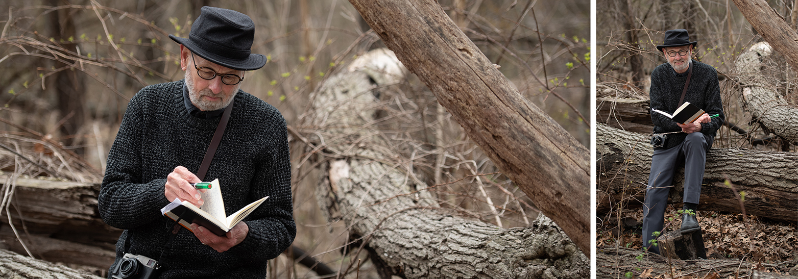 Marty Gervais, Poet Laureate Emeritus, at Ojibway Prairie Complex