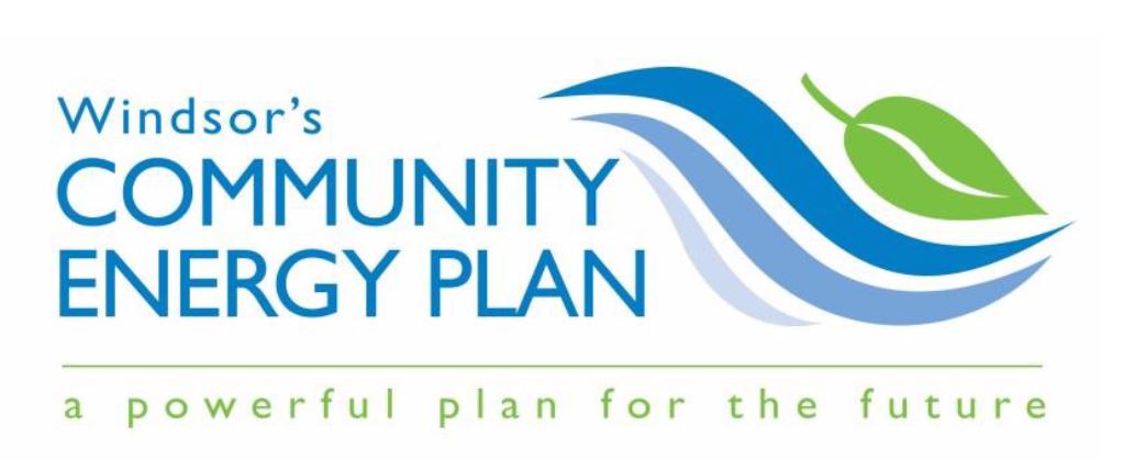 Community Energy Plan logo and motto, a powerful plan for the future