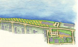 Overhead artist's rendering