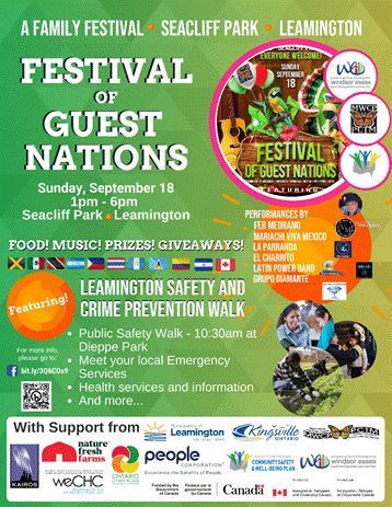 2022 Festival of Guest Nations event flyer