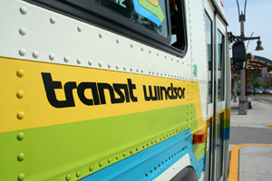 Side panel of a Transit Windsor bus