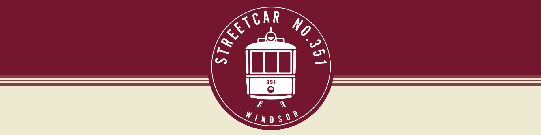 Logo for Streetcar No. 351, Windsor