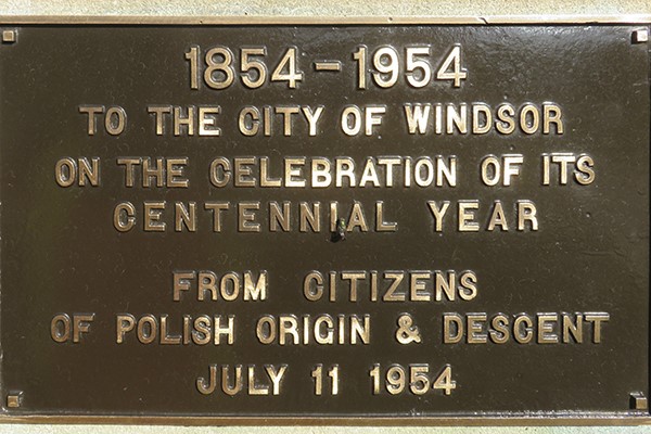 bronze plaque