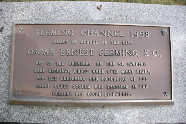 Fleming Channel Plaque