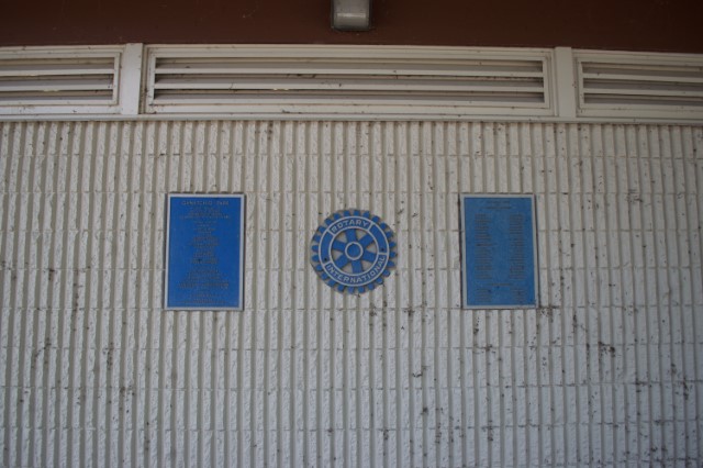 Rotary International and Ganatchio Park Plaques