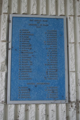 Rotary International and Ganatchio Park Plaques