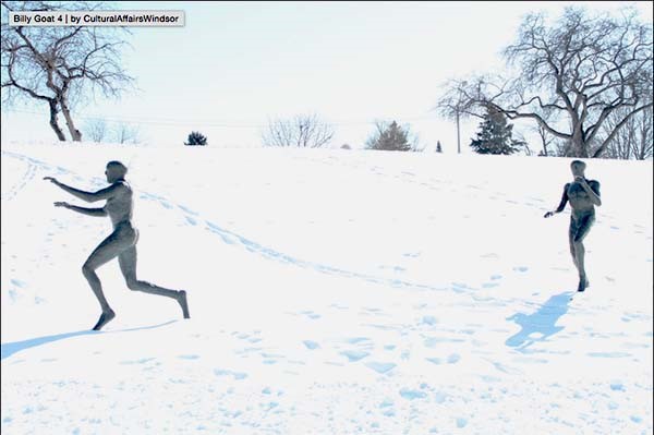 Flying Men - Dame Elizabeth Frink Flying Men - Dame Elizabeth Frink