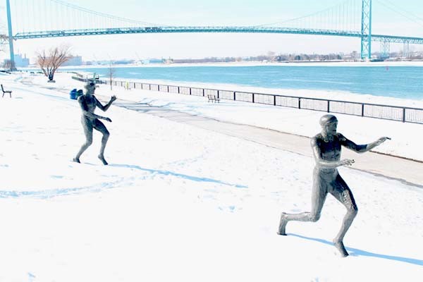 Flying Men - Dame Elizabeth Frink Flying Men - Dame Elizabeth Frink