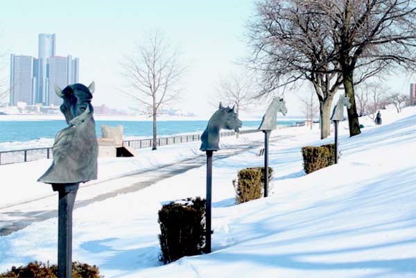 Racing Horses - Derrick Stephan Hudson