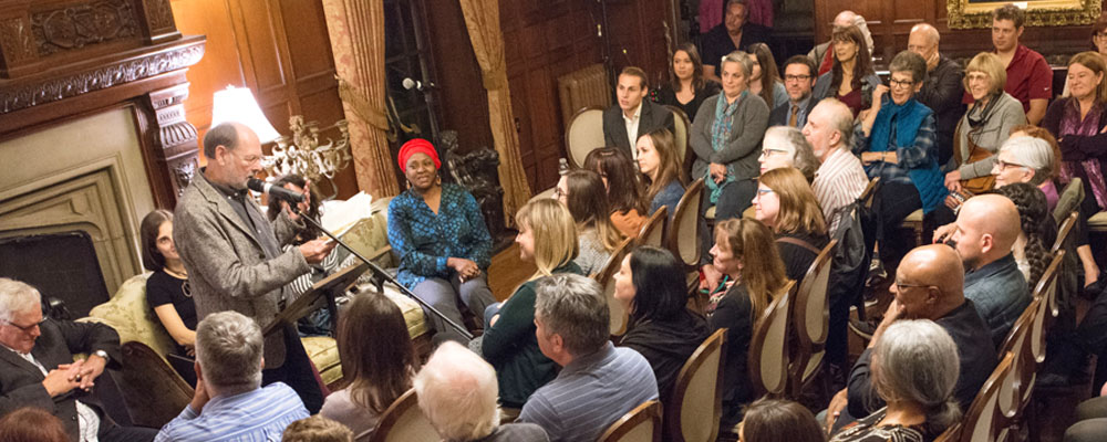 Poetry at the Manor, 2018 Poetry at the Manor, 2018 - Photograph by Ted Kloske