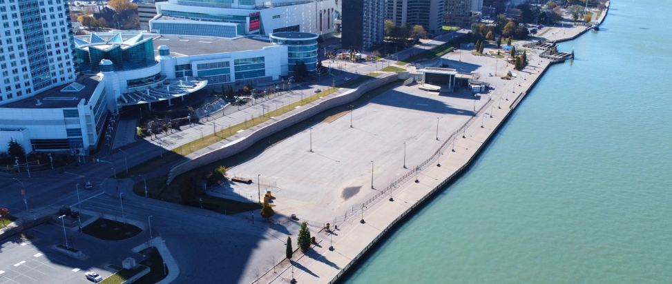 Festival Plaza Park Aerial Festival Plaza Park aerial