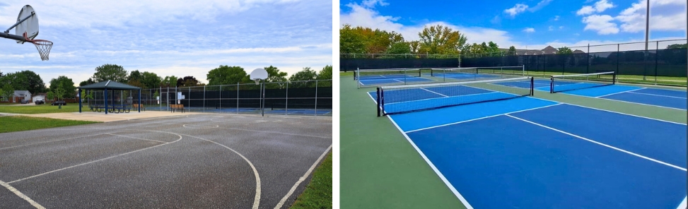 Fontainebleau Park basketball and pickleball