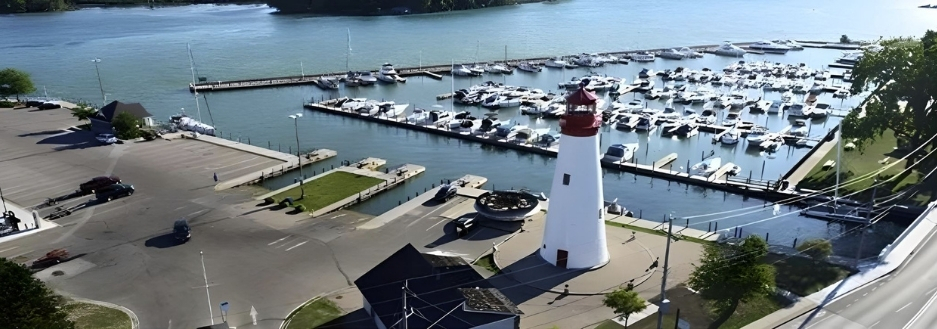 Lakeview Park Marina aerial
