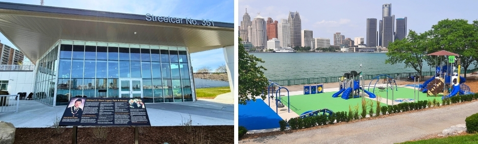 Michael D. Hurst Legacy Park Streetcar facility and playground