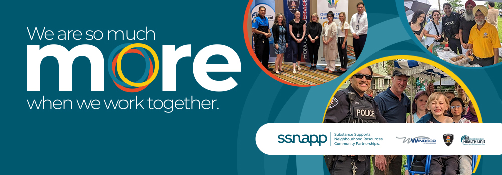 SSNAPP We Are So Much More Banner Banner that says, We are so much more when we work together. Banner includes group pictures and SSNAPP logo.