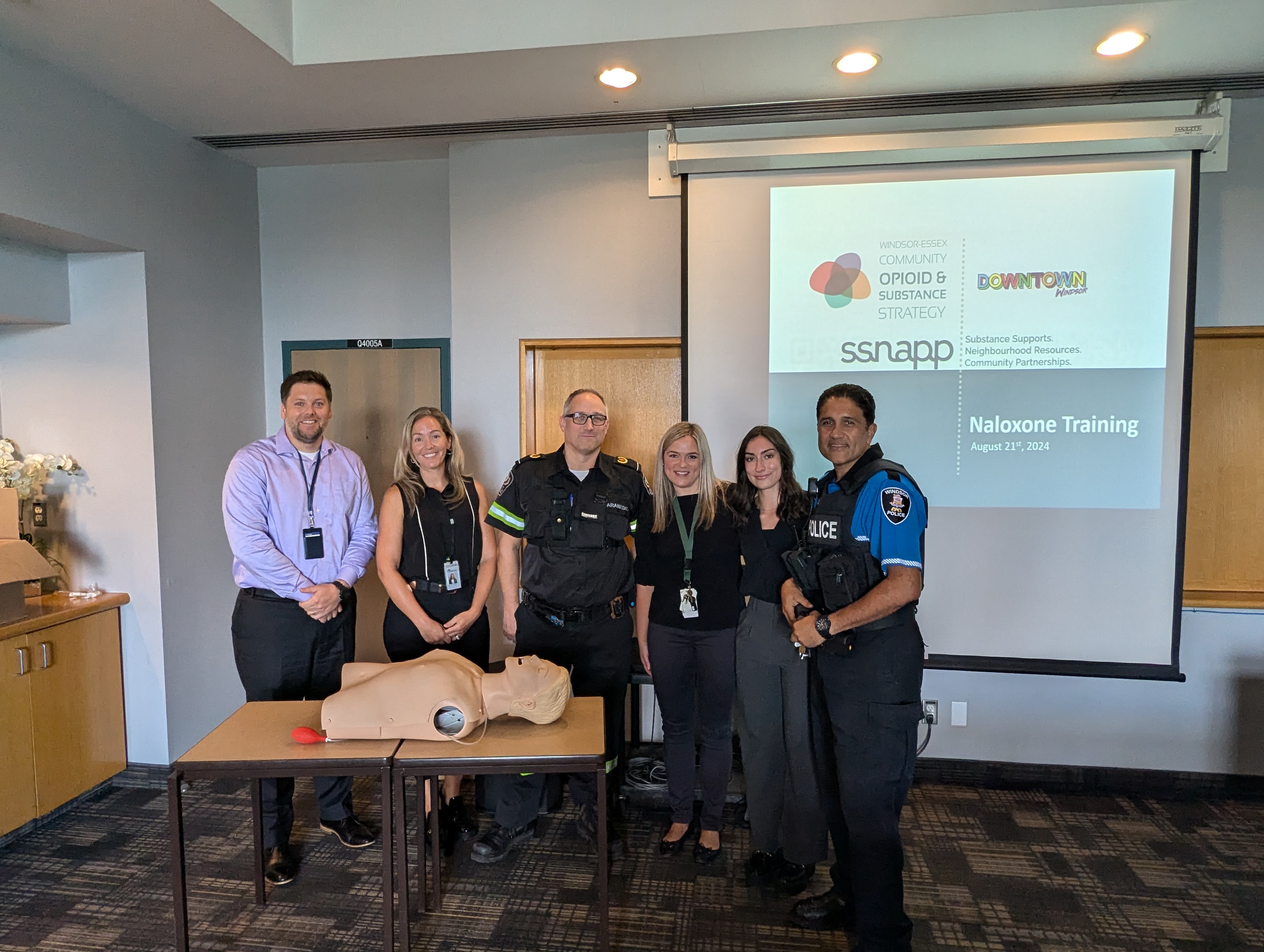 August 21, 2024WECOSS Naloxone Training Group Shot Individuals gathered at the August 21, 2024 Naloxone Training Event