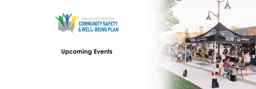 Upcoming Events banner Upcoming Events banner, with picture of an outdoor festival