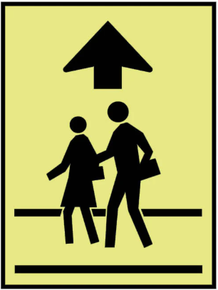 School Crossing Ahead Sign