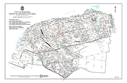 City of Windsor Benchmark Map Thumbnail